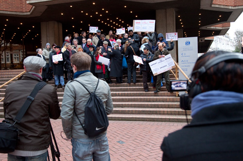 Petition delivered!
