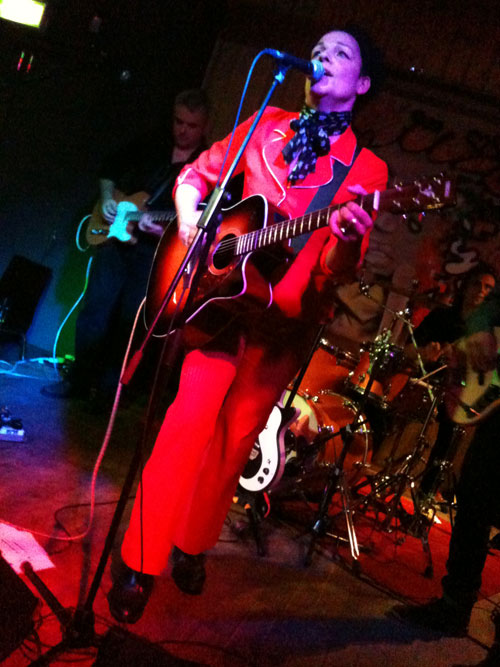 Delphi Newman and her band play the Cobden Club